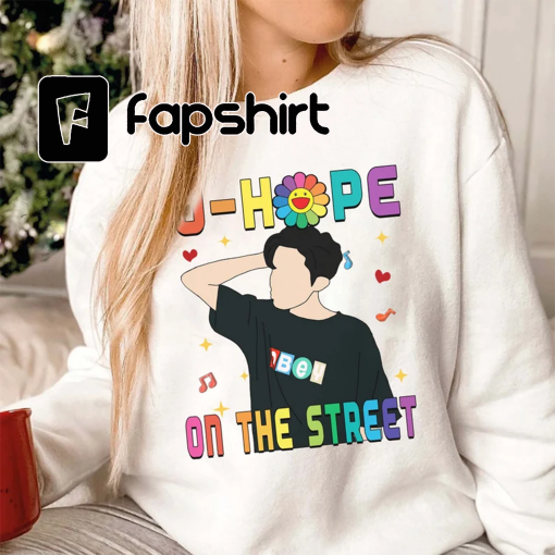 J-Hope On The Street Shirt. Hobi Smile Shirt. Hobi On The Street Shirt.