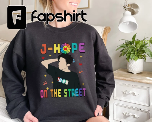 J-Hope On The Street Shirt. Hobi Smile Shirt. Hobi On The Street Shirt.