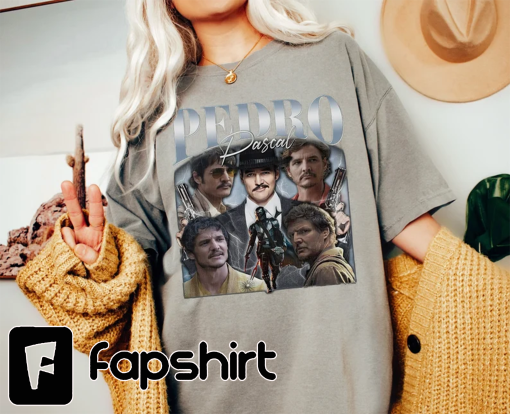 Pedro Pascal Shirt, Actor Pedro Pascal Gift Retro 90s, Javier Peña, Narco Pedro Pascal Fan Gift, Vintage Boho Tribute Celebrity Coffee Shirt