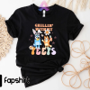 Bluey Birthday Party T-shirt, Kids Birthday Party Shirt, Custom Name Shirt, Bluey And Bingo, Cartoon T-shirt, Kids Birthday Gift, Bluey Tee