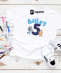 Bluey Birthday Party T-shirt, Kids Birthday Party…