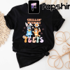 Muffin T-shirt, Bluey Characters Shirt, Cartoon T-shirt, Bluey And Bingo, Heeler Family Shirt, Funny Bluey Shirts, Bluey Dogs Shirt