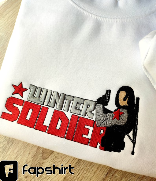 Embroidered Comic solider Characters embroidered Sweatshirt, embroidered Hoodie