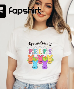 Custom Easter Grandma Peeps Shirt, Personalized Grandma…