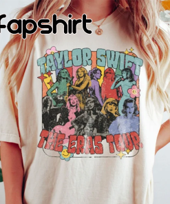 Retro Taylor The Eras Tour Shirt, Y2k…