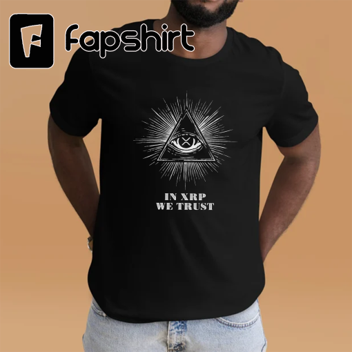 In XRP We Trust Illuminati Eye Cryptocurrency Unisex Jersey Short Sleeve Shirt