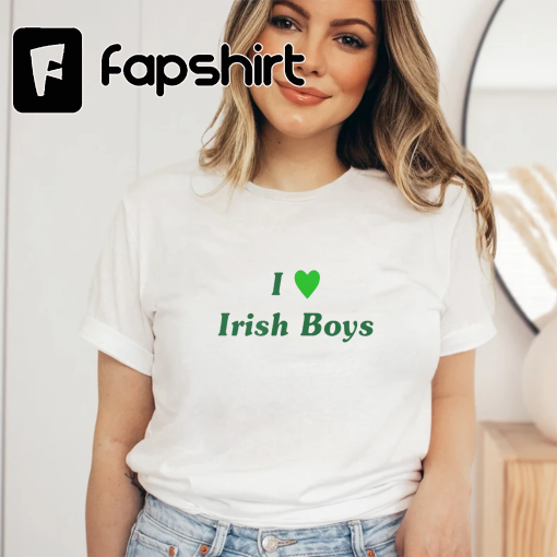 i love irish boys baby tee