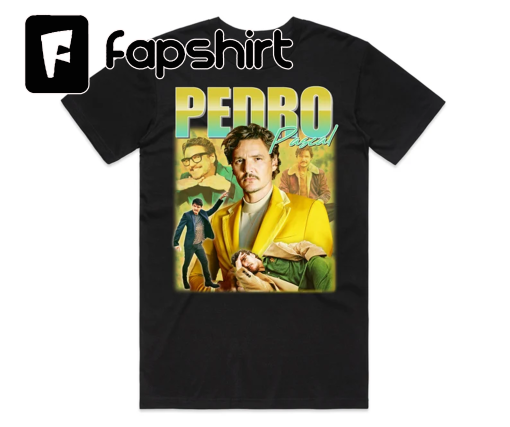 Pedro Pascal Homage T-shirt Tee Top Movie Icon Retro 90’s Actor Gift Unisex Men’s Women’s