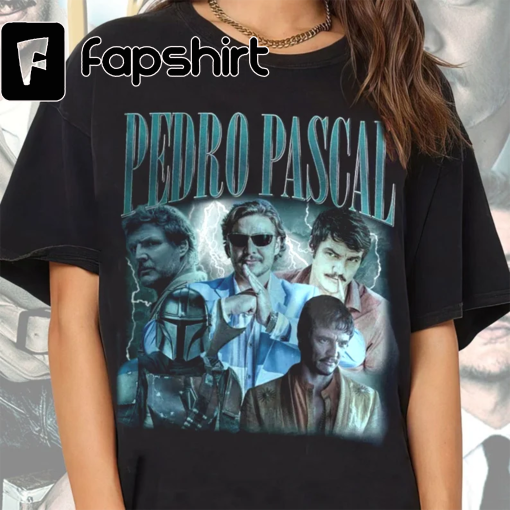 Pedro Pascal Vintage T-Shirt, Gift For Women and Man Unisex T-Shirt, Sweatshirt Hoodie