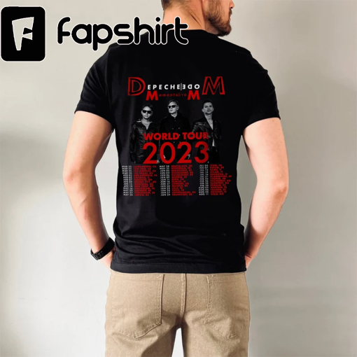 Depeche Mode Tour 2023 TShirt, Memento Mori World Tour Depeche Mode T-Shirt,Fan Gift Merch 2023, Music Lover Shirt, 2023 Music Tour Shirt