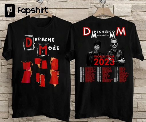 Depeche Mode Memento Mori World Tour 2023 T-Shirt, Depeche Mode 2023 T-Shirt, Depeche Mode Rock band Shirt, 2023 Music Tour Shirt For Fans