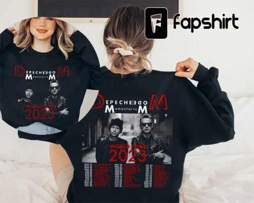 Depeche Mode Memento Mori World Tour 2023 Shirt, 2023 Rock Tour Tshirt, Depeche Mode Tour Merch, Gifts For Fans, Unisex Oversized