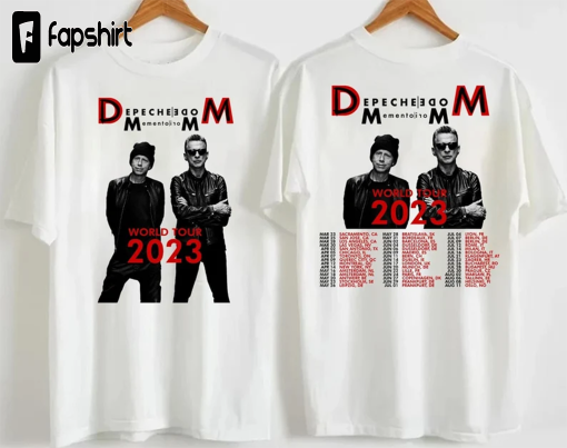 2023 Depeche Mode Memento Mori World Tour T-Shirt, Depeche Mode Tour 2023 Shirt, Depeche Mode World Tour Shirt, 2023 Rock Tour Shirt