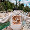 God is Greater Than the Highs and Lows Sweatshirt, Christian Hoodie, Bible Jesus Lover Gift