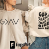 God is Greater Than the Highs and Lows Sweatshirt, Christian Hoodie, Bible Jesus Lover Gift