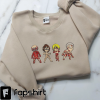 Anime Embroidered Sweatshirt, Anime Shirt, Embroidery Clothing, Embroidered Anime, Anime Sweater, Embroidery Sweater