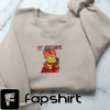 Tom x Jerry Embroidered Sweater, Cartoon Embroidered Sweatshirts, Couple Embroidery Hoodie