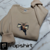 Inspired LeBron James Embroidered Crewneck, Custom Brand Embroidered Sweatshirt, Matching Couple Sweatshirt, Gift for Her And Him