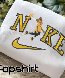 Inspired LeBron James Embroidered Crewneck, Custom Brand…