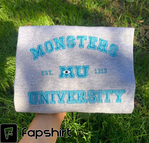 University Team Style Embroidery Hoodies/Crewnecks/T-shirts