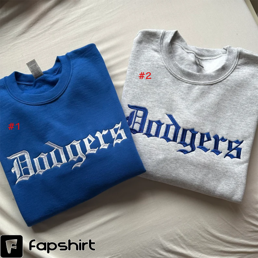 Dodgers Embroidered Sweatshirt