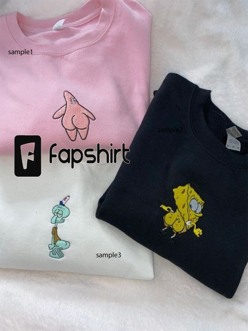 Spongebob, Patrick and Octo sweaters