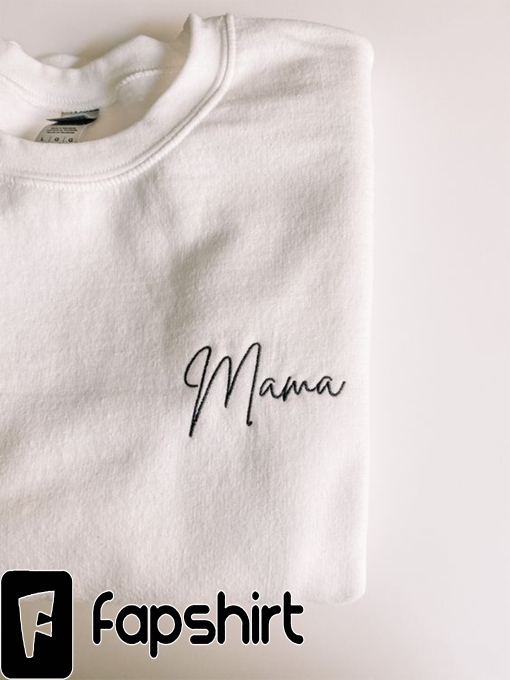 Mama Embroidered Sweatshirt