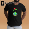 Happy Earth Day Shirt Cute Earth With Floral Earth Day 2023 T-Shirt