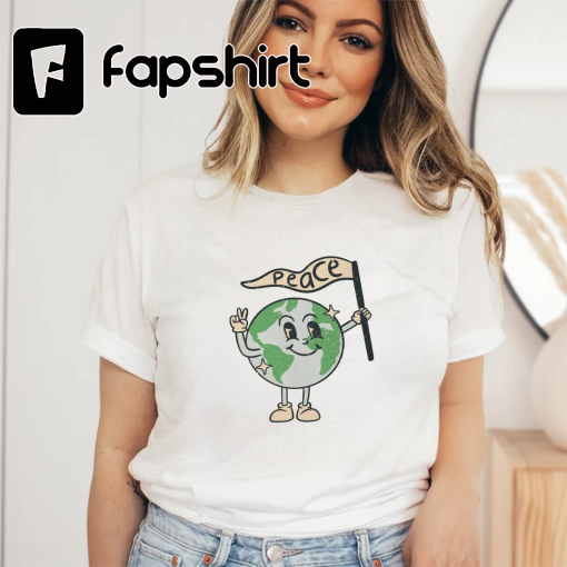 Toddler T-shirt – Earth Day Kids Retro TShirt – Retro Natural Infant