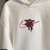 Desdentado & Furia Embroidered Sweatshirt, Dragon Embroidery Sweatshirt, Couple Embroidered Sweater, Baby Yoda Embroidered Sweatshirt.