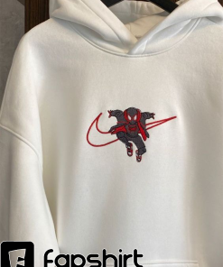 Embroidered hoodie Spider-Man