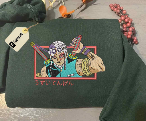 Anime Custom Embroidered Sweatshirt, Unique Anime Embroidered Crewneck, Anime Custom Embroidered Crewneck, Best-selling Custom Embroidered Sweatshirt, Anime Sweatshirt