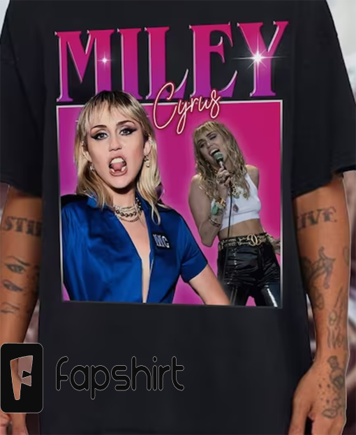 Miley Cyrus Shirt Miley Cyrus Singer Shirt Miley Cyrus Vintage Shirt Miley Cyrus Homage Shirt Miley Cyrus Flowers Shirt