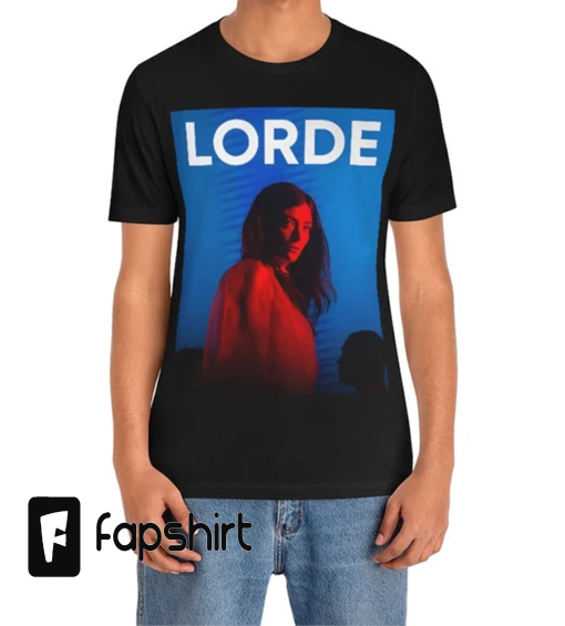 LORDE / Aesthetic Premium Unisex Crew Neck T-Shirt / Music Shirt Gift / Music Merch / Minimalist wear/ Lorde Graphic T Shirt