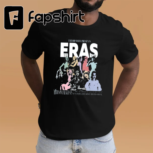 Vintage The Eras Tour Vintage Comfort T-Shirt, 2 Side Taylor’s Version T-Shirt, The Eras Tour 2023 Shirt, Taylor The Eras Tour Shirt