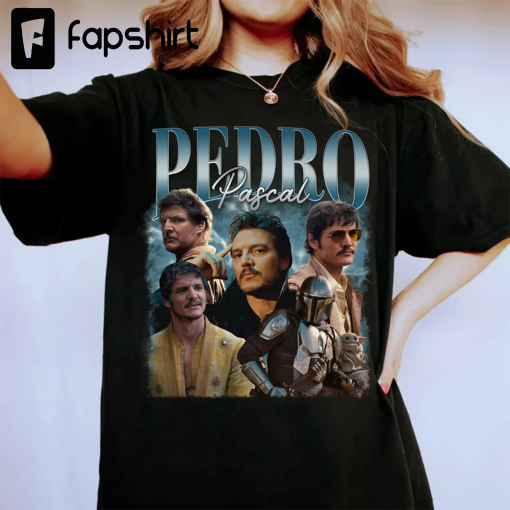 “Vintage Pedro Pascal Shirt, Pedro Pascal 90s Inspired Crewneck Shirt, Retro Pedro Pascal Shirt, Bootleg Actor Shirt, Narco Pedro Shirt “