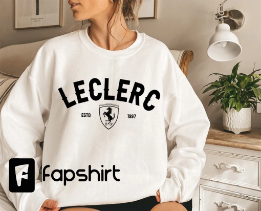 “Vintage Charles Leclerc Bootleg Sweatshirt, Charles Leclerc F1 Shirt, Charles Leclerc Formula 1 Crewneck, Charles Leclerc Hoodie Long Sleeve “