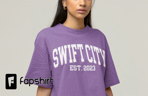 Swift City Est. 2023 The Eras Tour Glendale, AZ Touristy Inspired Comfort Colors Unisex Garment-Dyed T-shirt | Comfy, Casual, Cute, Style