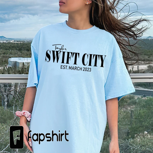 Swift City Shirt, Swift City Est. 2023 The Eras Tour Glendale