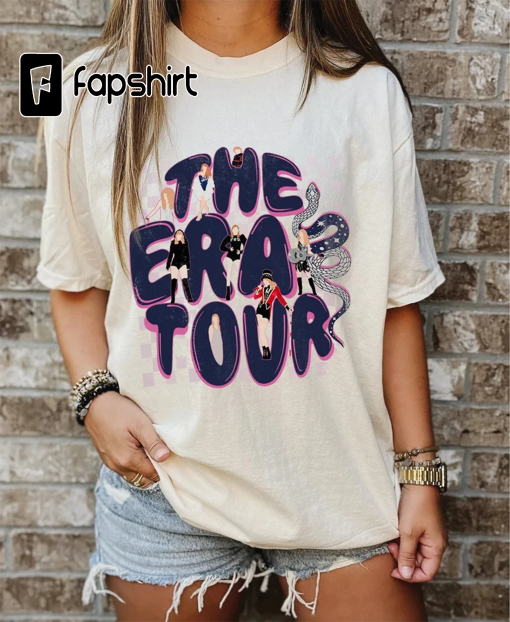 The Eras Tour Retro Vintage Shirt, Taylor’s Version Tshirt, The Eras Tour 2023 Sweatshirt, Taylor Retro Concert Hoodie, Unisex Oversized