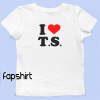 I love T.S. Baby Tee|Graphic Shirt for Women | Iconic Y2K Retro T-shirt|Gift for her|Fanmerch PopCulture Hip Hop|Unique Design