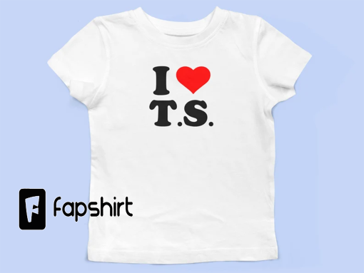 I love T.S. Baby Tee|Graphic Shirt for Women | Iconic Y2K Retro T-shirt|Gift for her|Fanmerch PopCulture Hip Hop|Unique Design