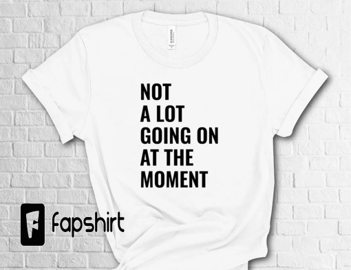 Not a Lot Going on at the Moment T-Shirt, Not a Lot Shirt, taylor swift 22 music video t-shirt