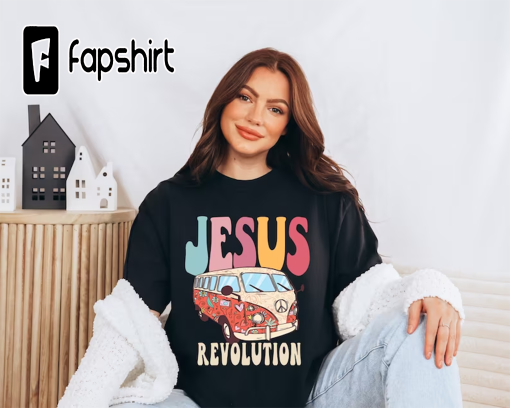 Jesus Revolution Comfort Colors Tee, Christian Faith-Based Jesus T-Shirt, Love Like Jesus Shirt,Jesus movement shirt, Trendy Christian tee