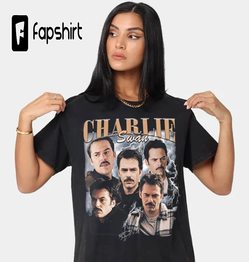 Charlie Swan Vintage 90’s Tee, Billy Burke Fan Made Tee, Team Charlie Tee, The Original Shirt, Tshirt Movie Shirt,Meme SA