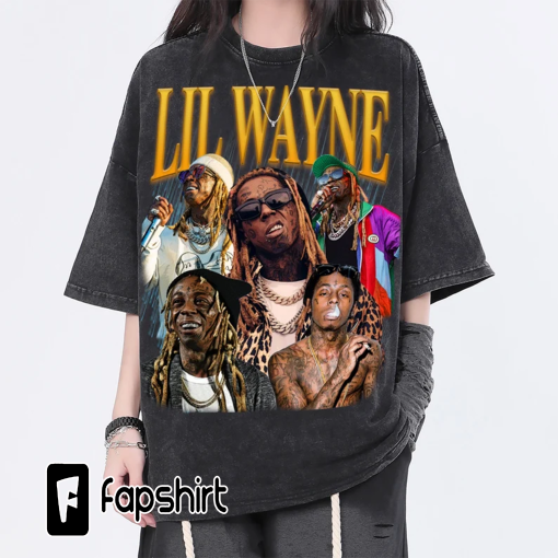 Lil Wayne Vintage Washed Shirt, Hip hop RnB Rap Unisex Homage Tee,inspired Morena Fans Gift For Women, Retro 90’s T-Shirt For Men