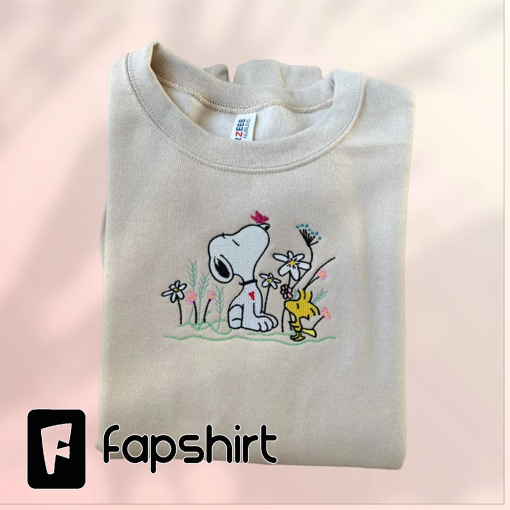 Snoopy Embroidery Crewneck/ sweatshirt/ hoodie / cute embroidery/ pes file/ snoopy