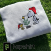 Snoopy Love Crewneck Embroidered Sweatshirt |Valentine’s day| Custom Made