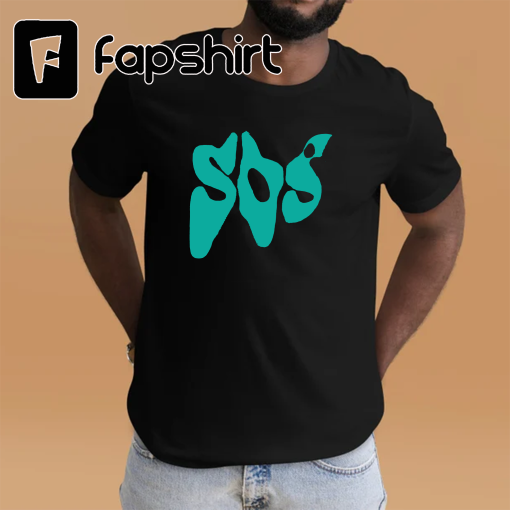 S.Z.A SOS Text Shirt, Sza Album New Bootleg 90s Black T-Shirt, Music RnB Singer Rapper Shirt, Gift For Fans, Vintage Style Shirt