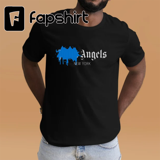 Palm Angels Shirt Ultra Soft Tee, Palm Angels New York Sprayed Tshirt